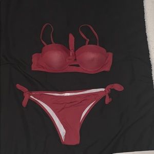 Maroon bathing suit. Brand new. Never worn